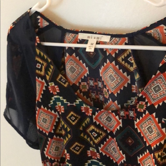 Miami Patterned Blouse - Picture 3 of 4